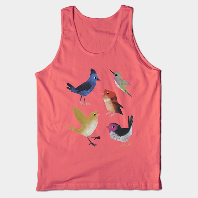 Silly Birds Tank Top by Adrielle-art